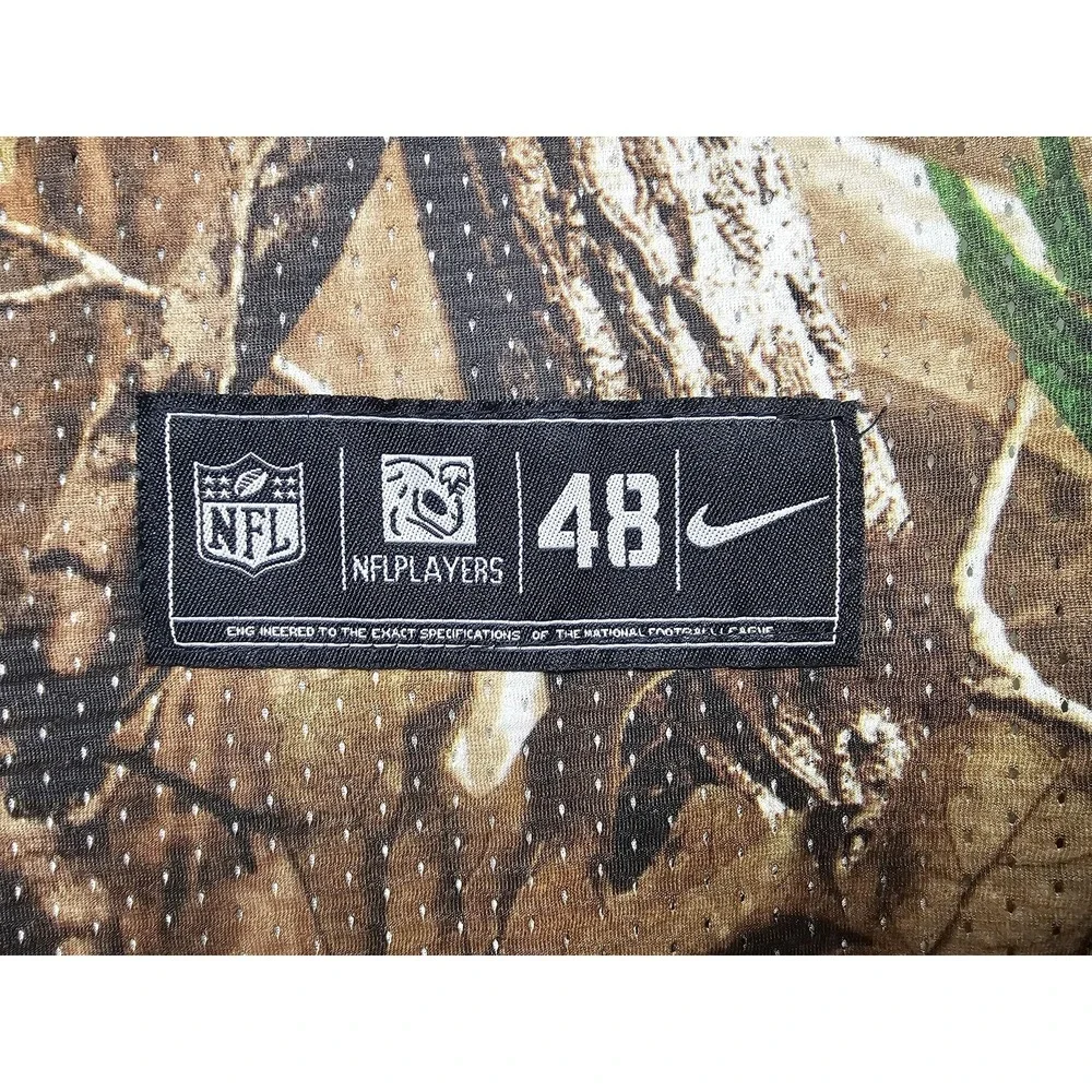 Dallas Cowboys Jersey Mens 48 Brown Camo NFL Football Witten 82 Nike On Field